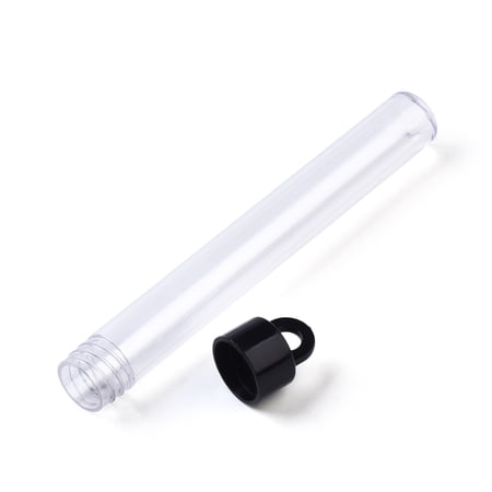 50 pc Polystyrene Bead Storage Containers for Beads Specimen Sample Laboratory Column Clear 1.6x14.2cm 13mm inner diameter Capacity: 14ml(0.47fl. oz)