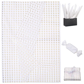 50 pc Rectangle Paper Bouquet Wrapping Gift Wrapping Paper Decoration Polka Dot 500x679mm