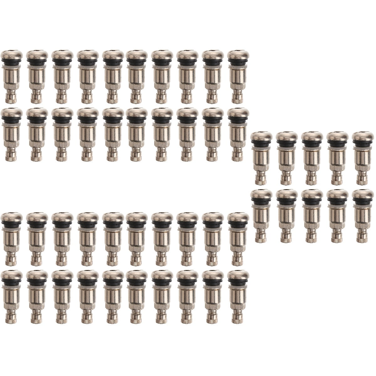 50 pcs Boltin Tire Valves Stems Stainless Steel Tubeless Wheel Tyre Valves Stems