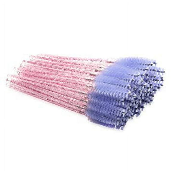 50 pcs Crystal Mascara Wand | Disposable eyelash eyebrow spoolie brush