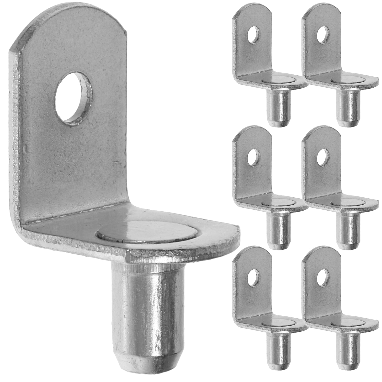 20-Pack 1/4 Inch Stainless Steel Shelf Support Pegs / Pin Brackets For Cabinets & Bookcases