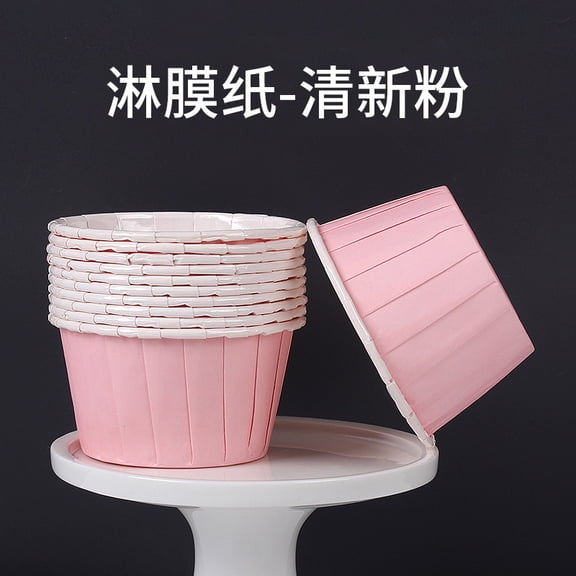 50 pcs Small Mini Pack Muffins Cup Paper Cupcake Wrappers Baking Cups Cases Muffin Boxes DIY Cake Tools Kitchen Baking Supplies