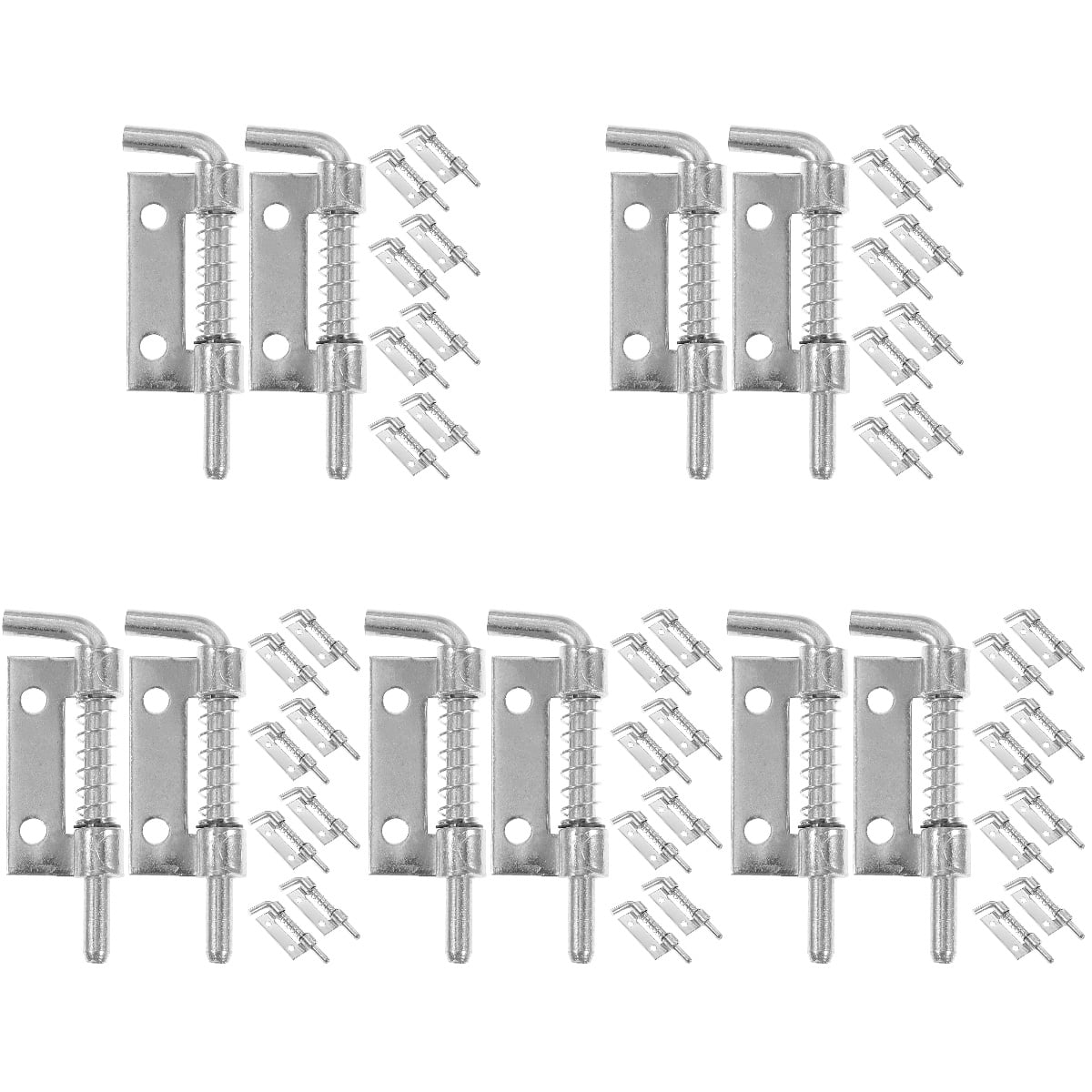 50 pcs Spring Loaded Latch Barrel Bolt Latch Gate Spring Loaded Locking