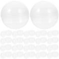 50 pcs Vending Machine Empty Capsules Toy Vending Machine Round Clear