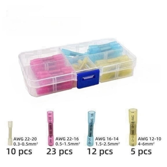 Waterproof Crimp Wire Connector 50 Piece