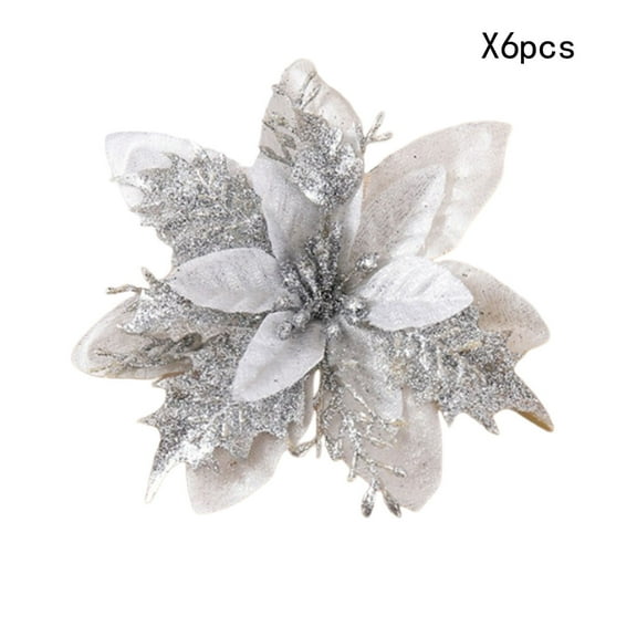 24 Bundles Artificial Flowers for Outdoors Decoration Faux Ferns Fake Plastic Flowers for Spring Summer Home Garden Courtyard Patio Front Porch Decor