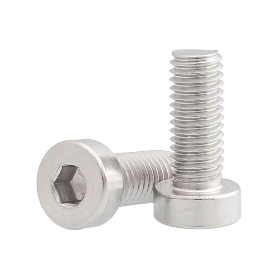 (50 pieces ) 304 Stainless Steel Thin Flat head hexagon Furniture Screws, M3X8mm (Use a 2mm wrench).