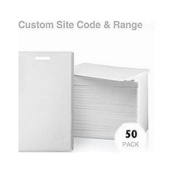 50 pieces RFID 125khz Proximity Card Smart Door Lock EM4100 Access Card