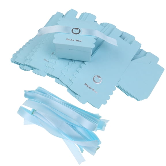 50 pieces boy candy boxes sweet baby shower