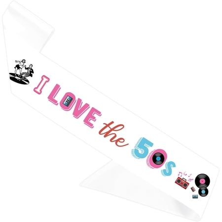 50's Party Decorations, 50pcs 50s Theme Party Favor Tags 1950's Rock and Roll Tags Colorful Retro Music Party Thanks for Celebrating with Me Gift Tags for Birthday Back To 50's Rocking Party