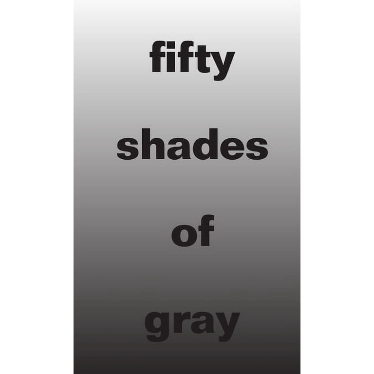 50 shades of gray (Paperback) - Walmart.com 50-shades-of-gray-paperback-walmart-com