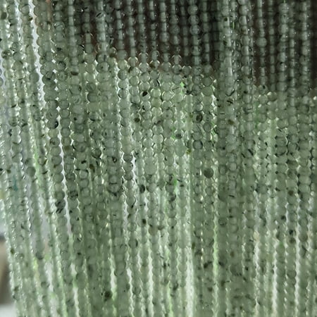 50 strand Natural Prehnite Beads Strands Round 3mm Hole: 0.8mm 126pcs/strand 15.16''(38.5cm)