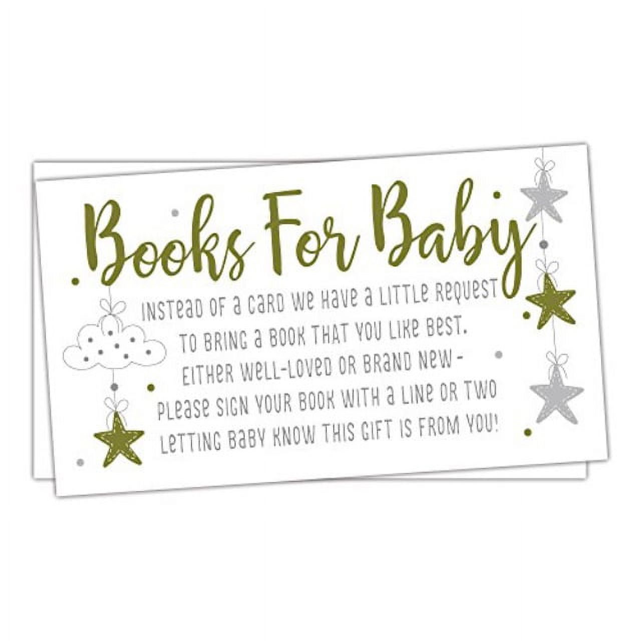 50 twinkle little star books for baby shower request cards invitation