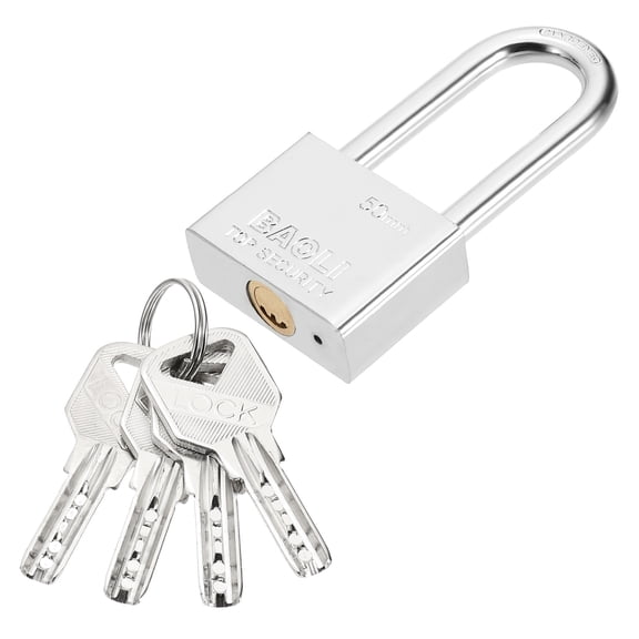 50 x 20 x 103mm Heavy Duty Lock Alloy Steel High Security Padlock with 4 Keys