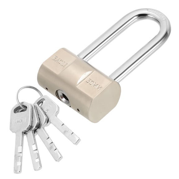 50 x 33 x 103mm Heavy Duty Lock Alloy Steel High Security Padlock with 4 Keys