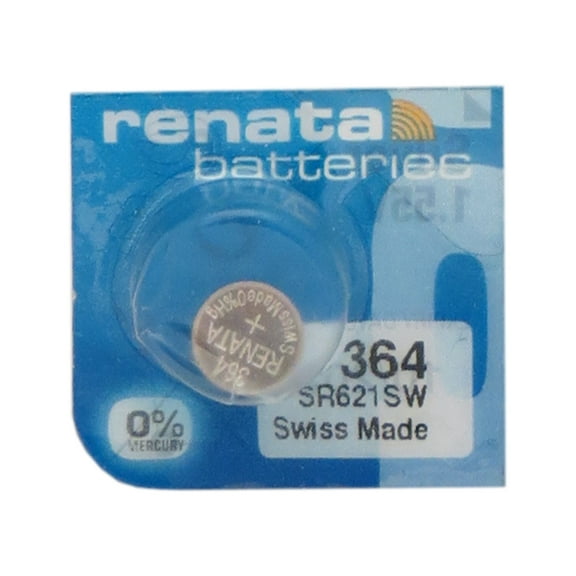 50 x 364 / SR621SW Renata Silver Oxide Button Batteries