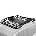 thumbnail image 1 of 50 x 37.8 Inch Roof Rack Cargo Baskets, 165Lbs Capacity Metal Rooftop Cargo Carrier, Car Roof Basket for SUV, Car, Truck…, 1 of 7