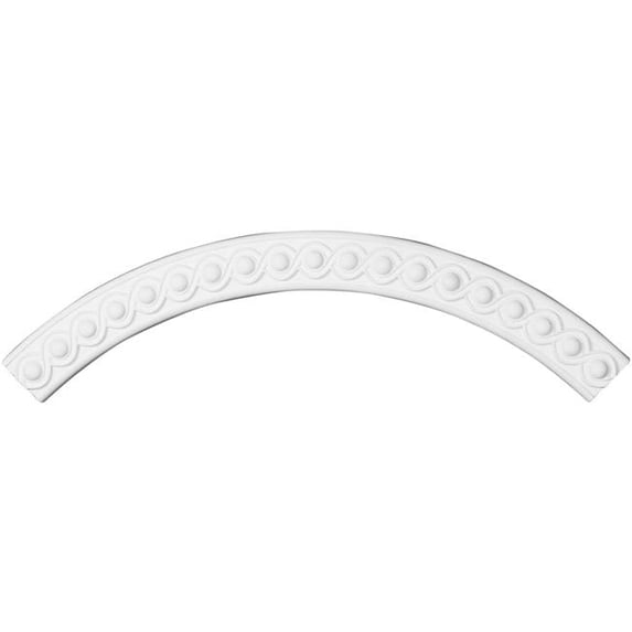 50 x 43.38 x 3.38 x 1 in. Hillsborough Ceiling Ring - 0.25 of Complete Circle