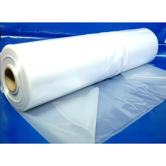 50" x 48" x 84" Gusseted Shrink Pallet Bags - 4mil White - 30bags/roll