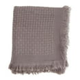 thumbnail image 1 of 50 x 60 in. Waffle Weave Throw, Slate, 1 of 1