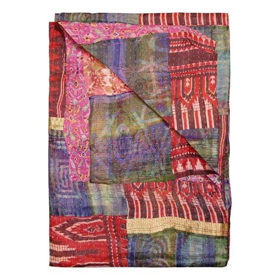 50" x 70" Silk Multicolor Throws
