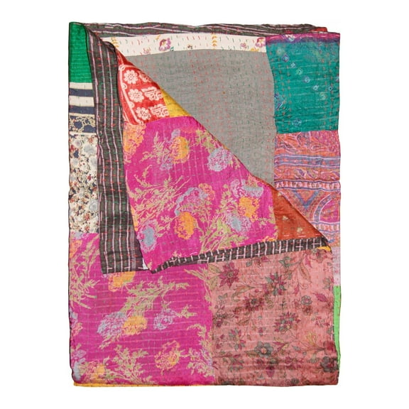 50" x 70" Silk Multicolor Throws