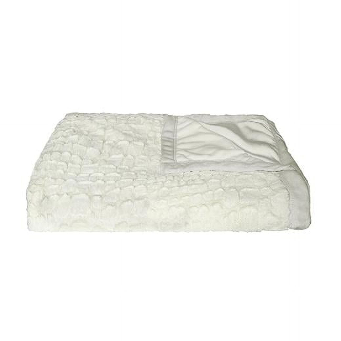 Luxe Reversible Faux Fur Knitted Fleece Throw
