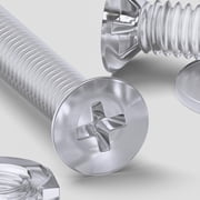 50 x Crosshead Countersunk Screws Nuts and bolts, Transparent Clear Plastic Acrylic, M2 x 20mm 5/64 x 25/32 in