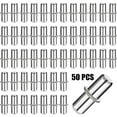 50 x Shelf Support Pegs Nickel Plated Pins for Furniture Closet
