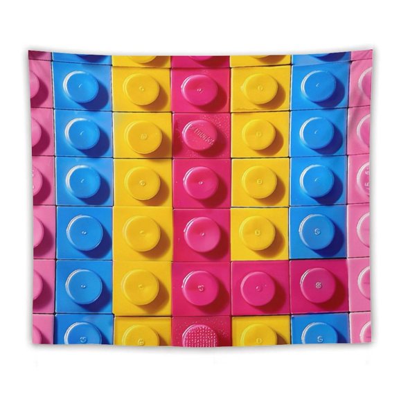 50"x60" Multi-Function Tapestries Soft And Durable Close Skin Light And Easy To Hang Or Fold Colorful Building Blocks (6)