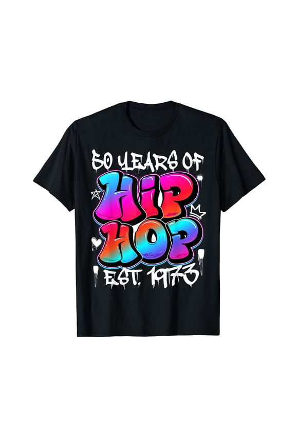 50 years old 50th Anniversary of hip hop graffiti hip hop T-Shirt