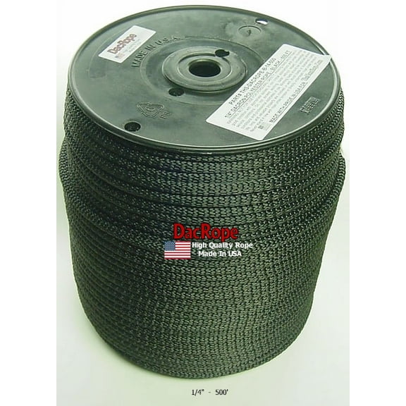 500' - 1/4" Ham Radio Antenna Support Rope - First Quality Polester Rope for, DIPOLE, Long Wire and other Antennas
