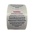 thumbnail image 1 of 500 1.5" Round Candle Stickers Wick Burning Direction Warning Labels (One Roll), 1 of 6