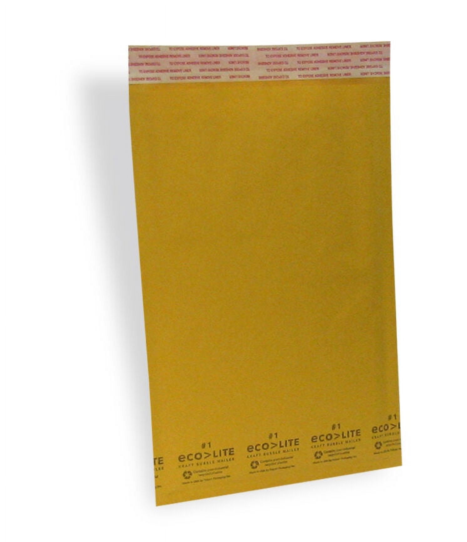 500 1 7.25x12 USA Ecolite Kraft Bubble Mailers Padded Envelopes 100