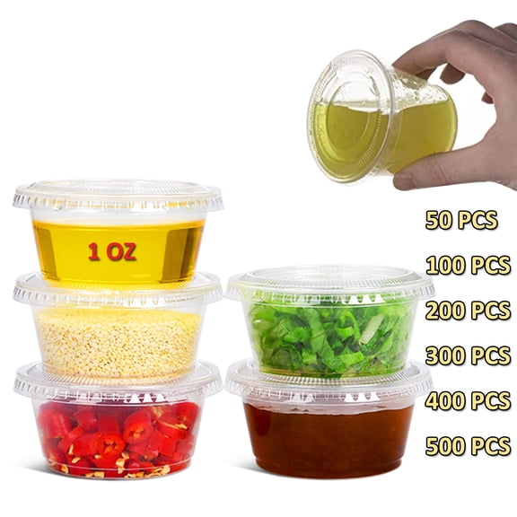 [500 - 1 oz] disposable plastic wine glass, transparent glass, condiment cup, condiment tasting, sauce, dip, sample cup
