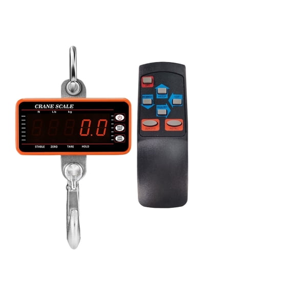 500/1000/1500kg Digital Hanging Scale With 65ft Remote Control Portable Heavy Duty Crane Scale Industrial Hook Scales ,Reliability