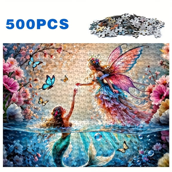 500/1000 Pieces Adult Puzzles, High Quality, Stress-Relief Fun Family Game, Suitable for Birthdays, Christmas, Halloween, Best Gift, Deeply Loved by Puzzle Enthusiasts