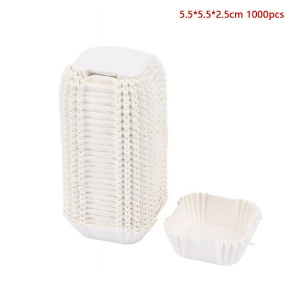 500/1000Pcs Square Cupcake Liners Baking Cups Pan Liners Paper Baking Cup For Cupcakes Cup Liners Party Supplies