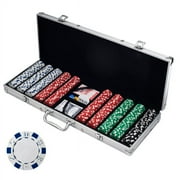 500 11.5g DICE-STRIPED Chips, Case & Tabletop Super Set