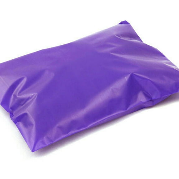500 12X15.5 Purple Poly Bags POOR SIDE SEAMS Plastic Shipping Mailers Envelopes