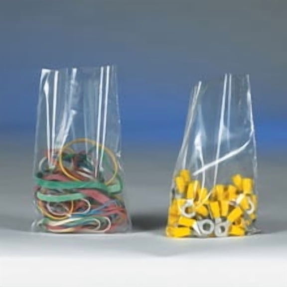 500-24 x 36" - 1.25 Mil Clear Flat Poly Bags