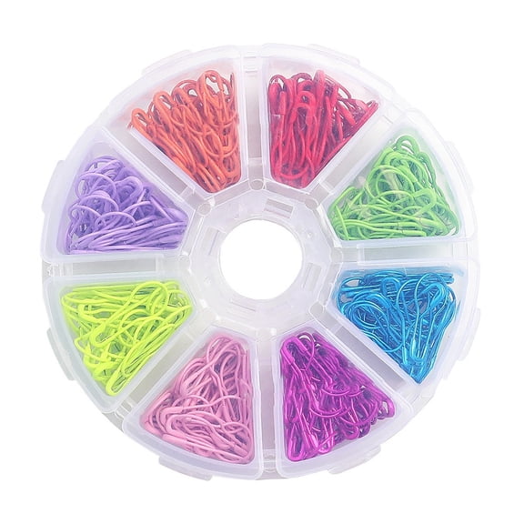 500/320pcs Creative Mix Color Gourd Shape Safety Metal Pins Knitting Tool Accessories Cross Stitch Marker Tag Pins Clips