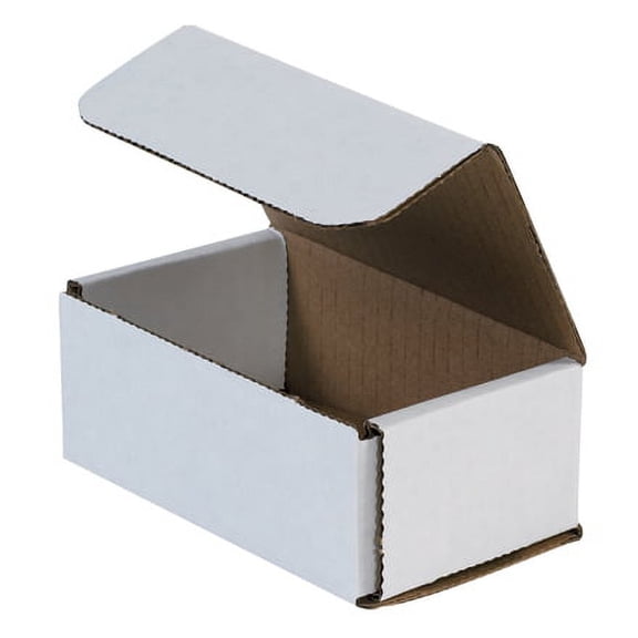500 - 5 x 3 x 2 White Corrugated Shipping Mailer Packing Box Boxes