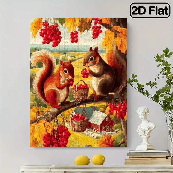 500/500pcs Adult Jigsaw Puzzles - Challenging Large-Scale Brain Teaser with Complex Images, Stress- Family Game Night Activity, Portable Box for Adults Families, /Christmas/Halloween Gift for Puzz