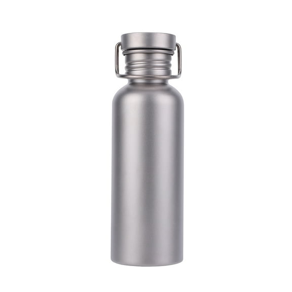 500/600/750ml Titanium Water Bottle With Lid Sports Water Bottle Leak-Proof Lightweight Drinking Bottle Outdoor Camping Supplies