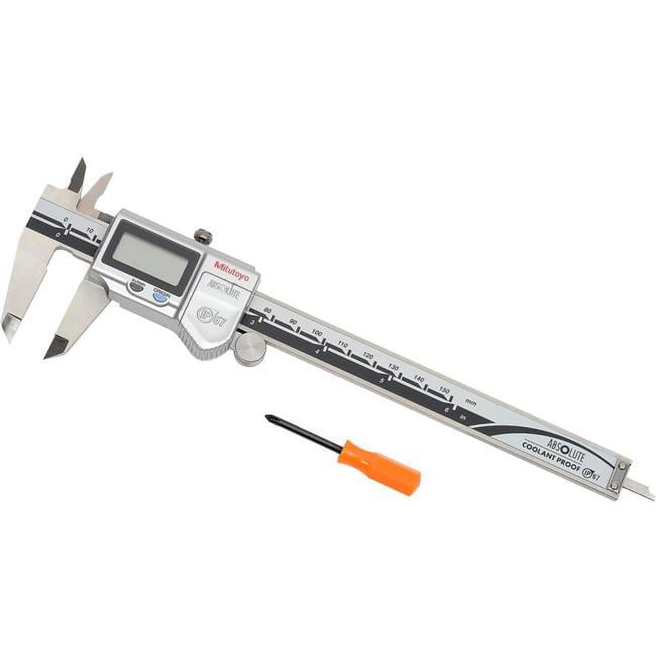 500-752-20 Digimatic 0-6 in. & 150 mm IP67 Stainless Steel Digital Caliper