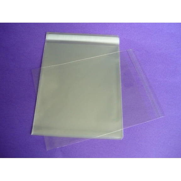 500 8.75 x 11.25 Clear Resealable Cello Bag Plastic Envelopes Cellophane Sleeves