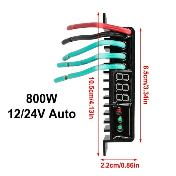 500/800W-MPPT wind turbine controller with overcharge for protection IP67