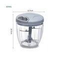 thumbnail image 1 of 500/900ML Garlic Chopper Manual Garlic Press Food Vegetables Cutter Meat Grinders Kitchen Gadgets Hand Mincer Garlic Masher, 1 of 10