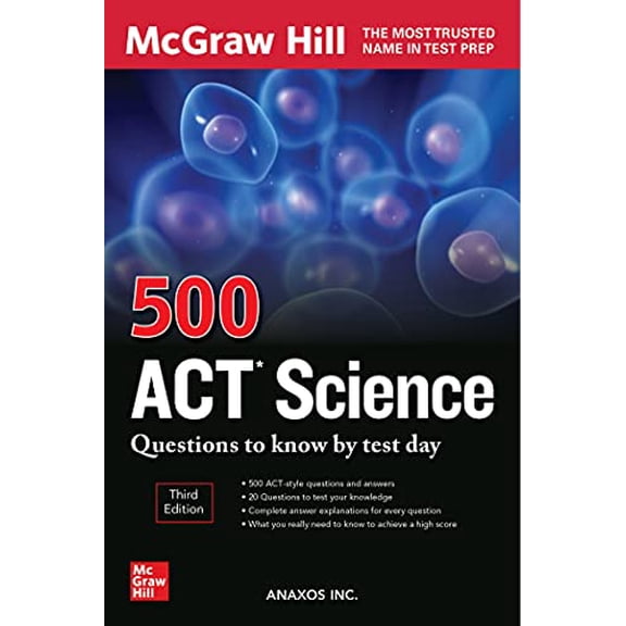 Pre-Owned 500 ACT Science Questions to Know by Test Day, Third Edition (Paperback) 1264278217 9781264278213